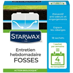 Starwax Entretien hebdomadaire fosses