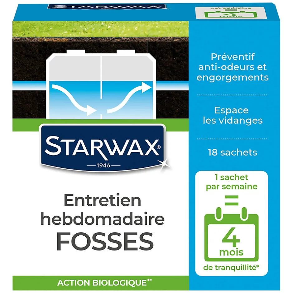 Starwax Entretien hebdomadaire fosses