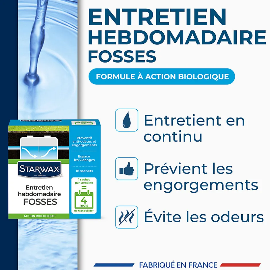 Starwax Entretien hebdomadaire fosses