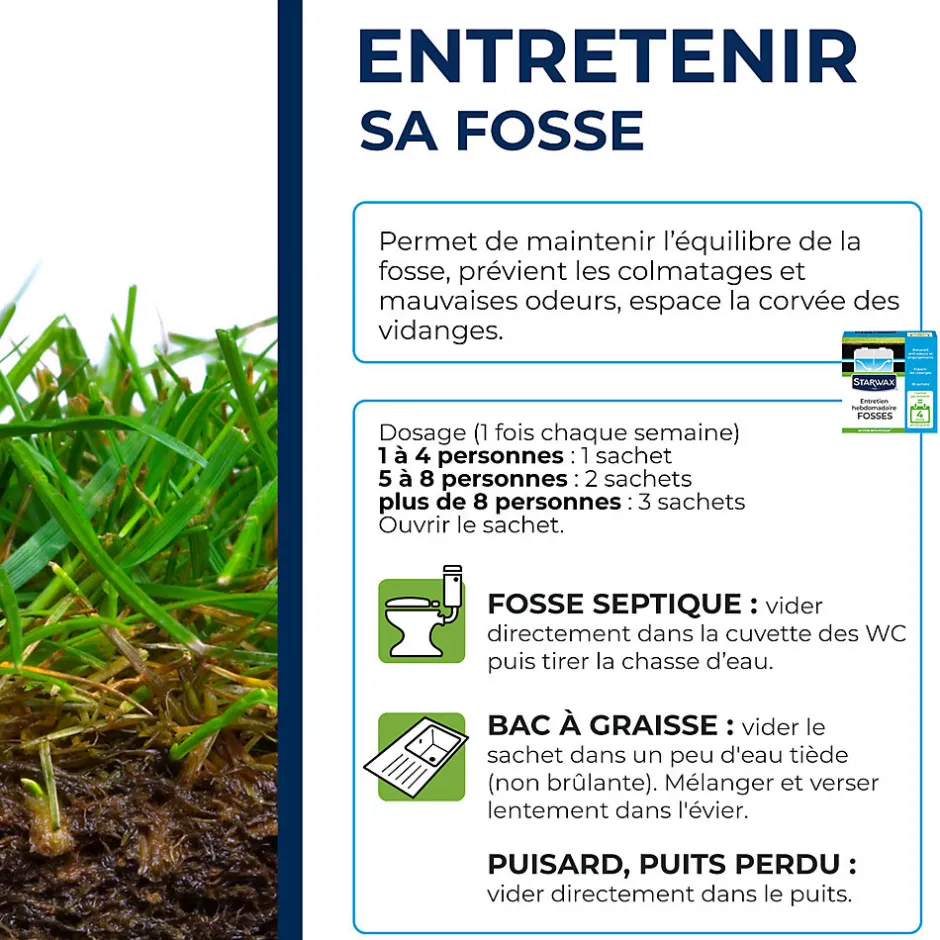 Starwax Entretien hebdomadaire fosses
