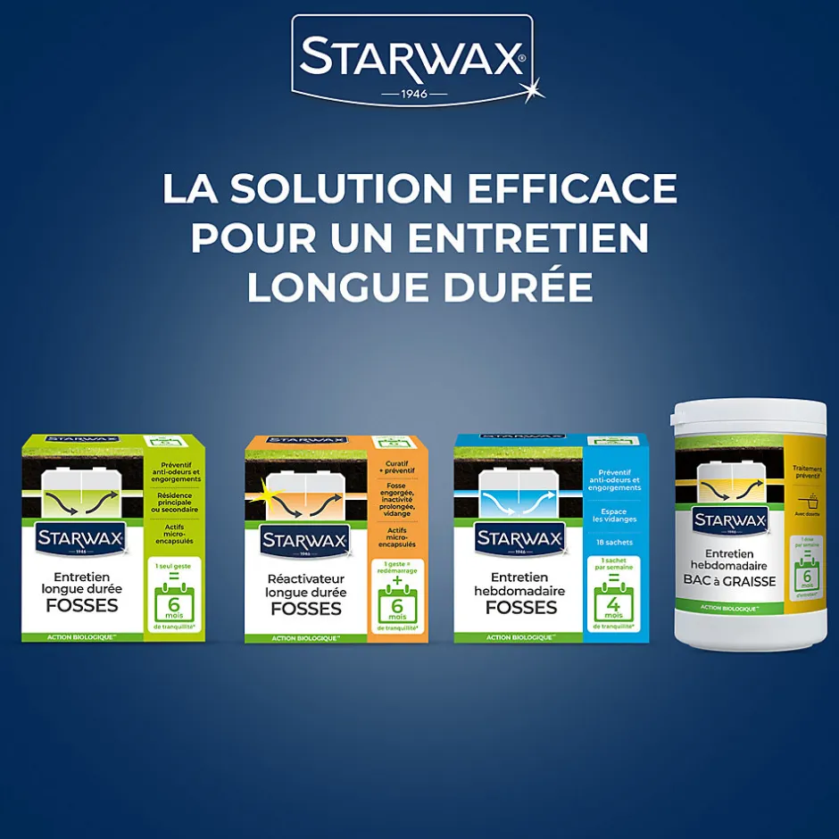 Starwax Entretien hebdomadaire fosses