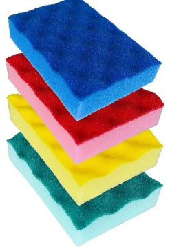 Eponge synthétique double face récurante SCRUBB méthode HACCP.- LOT DE 4 Online