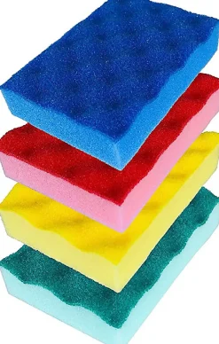 Eponge synthétique double face récurante SCRUBB méthode HACCP.- LOT DE 4 Online