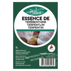 Phebus Essence de térébenthine pour traiter Phébus 5L