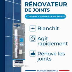 Starwax Feutre blanchisseur joints + 3 pointes de rechange