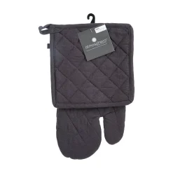 Atmosphera Créateur D'Intérieur Gant et manique - coton - gris foncé - Atmosphera Clearance