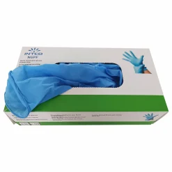 Site Gant jetable en nitrile pour la manipulation générale Taille 9 bleu, lot de 100