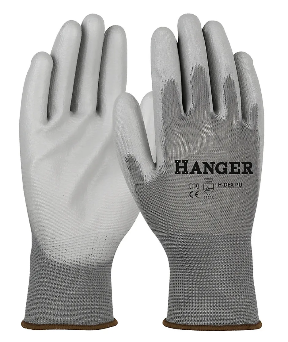 Hanger Gants de travail H-Dex T 8 enduit polyuréthane en 12 paires - - 300007