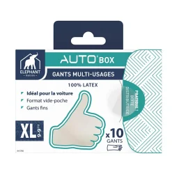 Elephant Gants en latex Auto'Box Taille 9, 10 pièces Sale