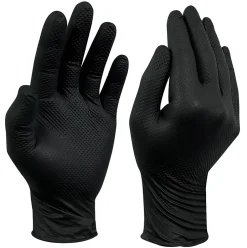 Site Gants jetables nitrile noir taille 9 - 50 pièces Discount