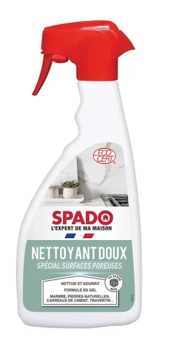 Spado Gel nettoyant doux spécial surfaces poreuses 500ml Best