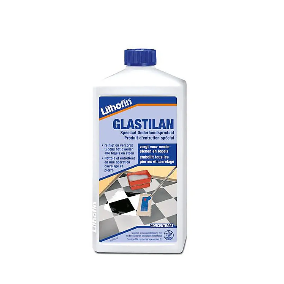 Lithofin GLASTILAN - Nettoyant universel pour l'entretien des revêtements intérieurs - - 5 L