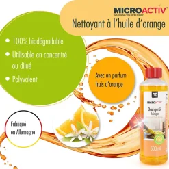 Höfer Chemie Microactiv Nettoyant Concentré À L'huile D'orange 4 x 500 Ml Sale