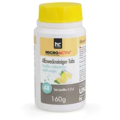 Höfer Chemie Microactiv Pastilles Nettoyantes Multi-usages 3 x 160 G, Parfum Citron Hot