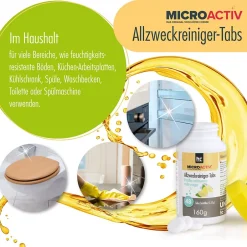 Höfer Chemie Microactiv Pastilles Nettoyantes Multi-usages 24 x 160 G, Parfum Citron Sale