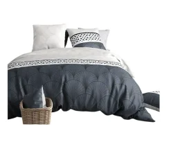 Eden Housse couette + taie Eventails graphique arcadie New