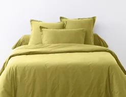 Eden Housse de couette + 2 taies 240 x 260 cm Passion jaune Sale