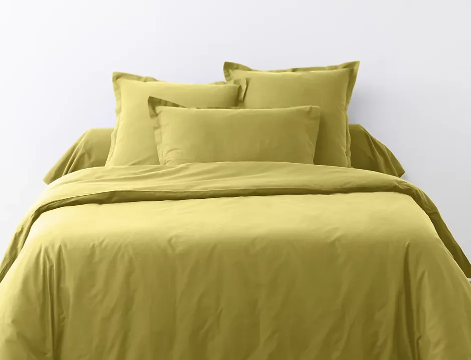Eden Housse de couette + 2 taies 240 x 260 cm Passion jaune Sale