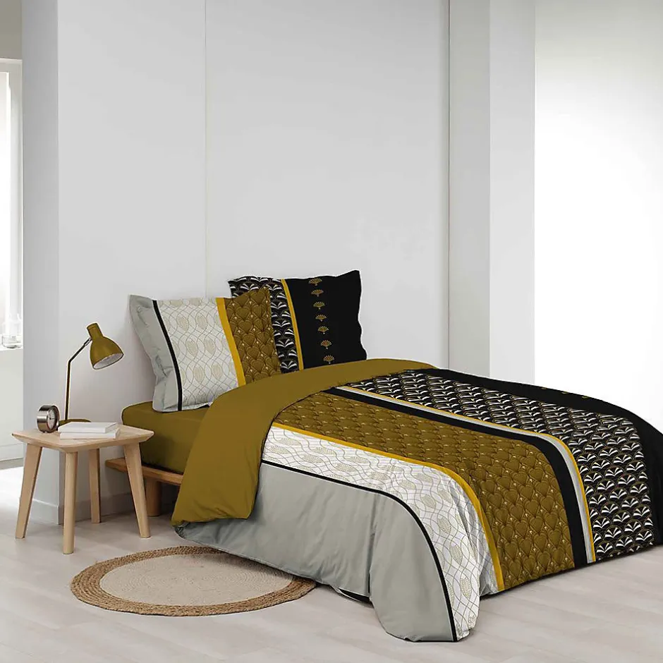 Douceur D'Intérieur Housse de couette + 2 taies d'oreiller Smarty - - Parure de couette 260 x 240 Clearance