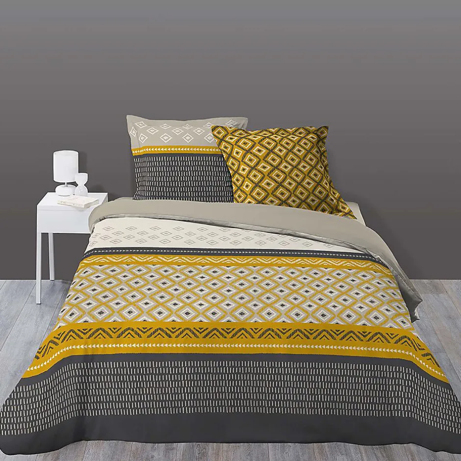 Douceur D'Intérieur Housse de couette + 2 taies d'oreiller Isigeo - - Parure de couette 240 x 220 Outlet