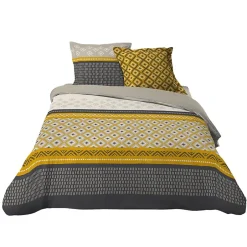 Douceur D'Intérieur Housse de couette + 2 taies d'oreiller Isigeo - - Parure de couette 240 x 220 Outlet