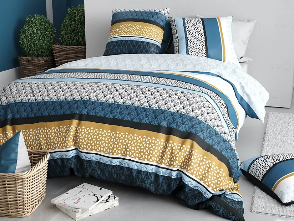 Eden Housse de couette + 2 taies 220 x 240 cm Ossis New
