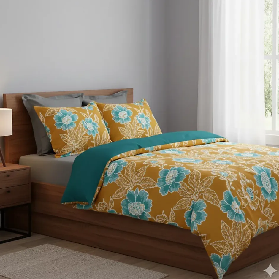 Eden Housse de couette + 2 taies Florelle Discount