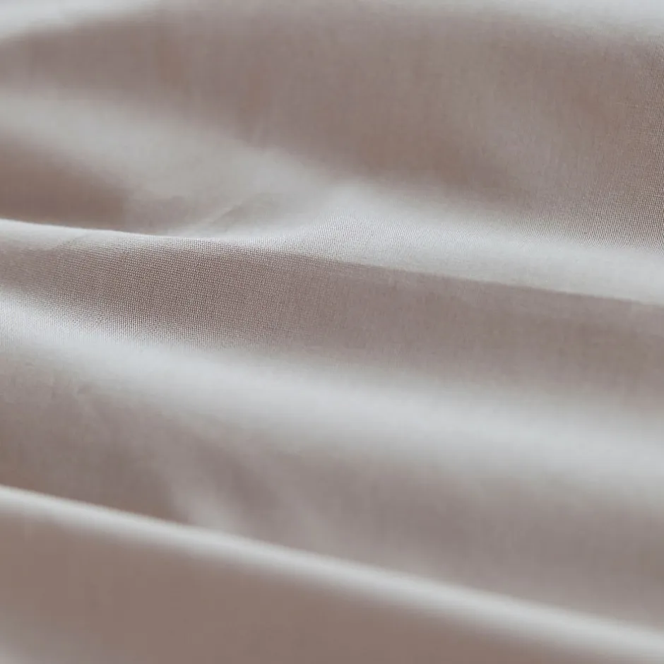 Douceur D'Intérieur Housse de couette 100% Percale de Coton ORIGINE (240x220 cm - Sable)