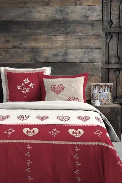 Eden Housse de couette + taie Coeur de montagne mondane Best
