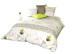 Eden Housse de couette + taie Cactus Best