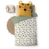 Eden Housse de couette + taie enfant Tigre Lion