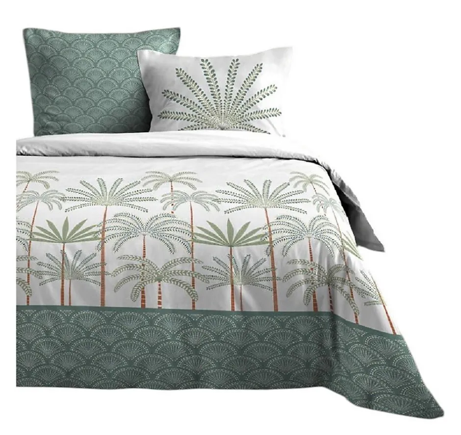 Eden Housse de couette + taies 240x260cm Promenade sous les palmiers