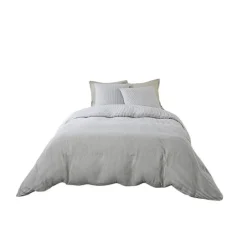 Eden Housse de couette + taies gaze de coton Soleis Outlet