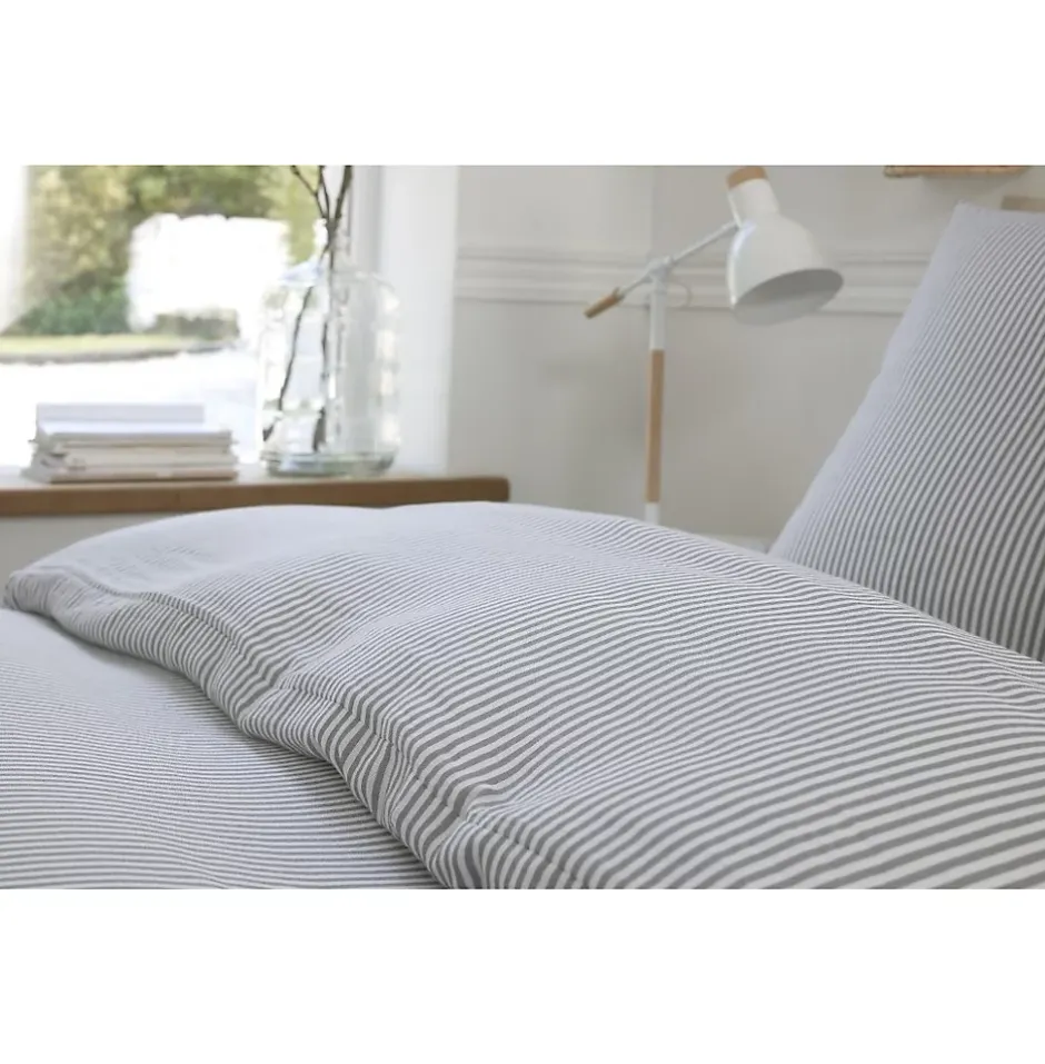Eden Housse de couette + taies gaze de coton Soleis Outlet