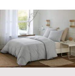 Eden Housse de couette + taies gaze de coton Soleis Outlet