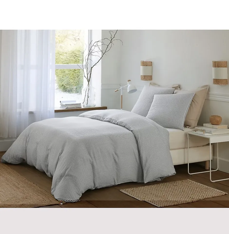 Eden Housse de couette + taies gaze de coton Soleis Outlet