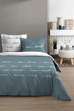 Eden Housse de couette + taies 240x220cm Reverie Zen