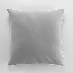 Douceur D'Intérieur Housse de couette 260 x 240 cm coton lavé 57 fils Linette Gris Hot