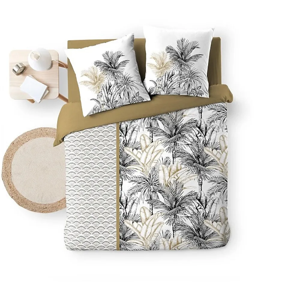 Douceur D'Intérieur Housse de couette 240 x 220 cm coton 42 fils + 2 taies Dakar