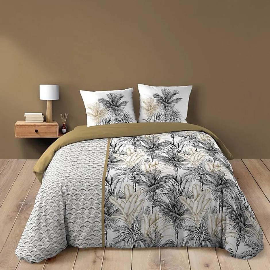 Douceur D'Intérieur Housse de couette 240 x 220 cm coton 42 fils + 2 taies Dakar