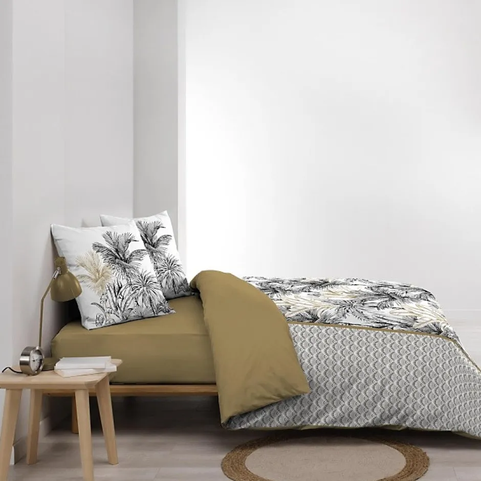 Douceur D'Intérieur Housse de couette 240 x 220 cm coton 42 fils + 2 taies Dakar