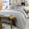 L'Effet Papillon Housse de Couette 200 x 200 cm CANDICE Brume Clearance