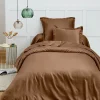 Coton Pur Housse de couette 140 x 200 cm "Prémium" pour lit 1 place - Prémium Taupe