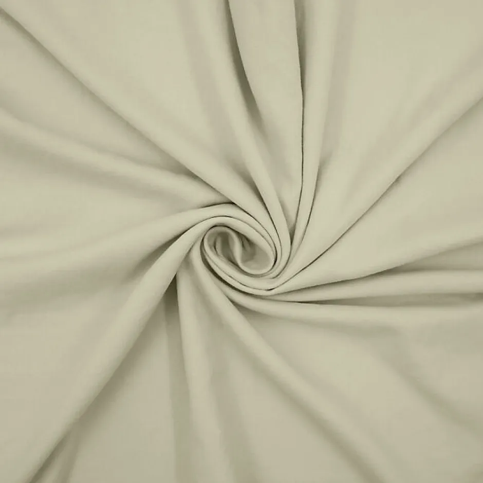 Douceur D'Intérieur Housse de couette 240 x 220 cm microfibre unie lavée LIAM Ivoire 2 taies incluses