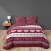 Douceur D'Intérieur Housse de couette 260 x 240 cm coton 42 fils + 2 taies Alpage