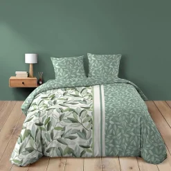 Douceur D'Intérieur Housse de couette 240 x 220 cm coton 42 fils + 2 taies Eleonore