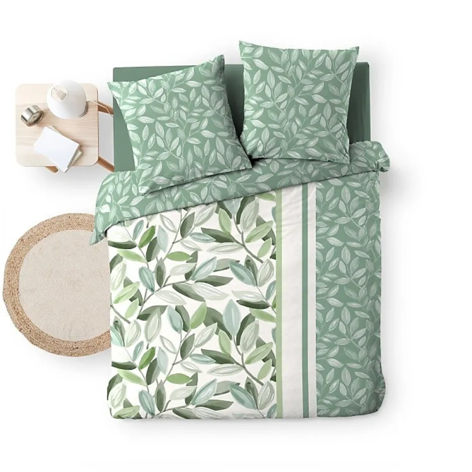 Douceur D'Intérieur Housse de couette 240 x 220 cm coton 42 fils + 2 taies Eleonore