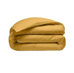 Eden Housse de couette 220 x 240 cm jaune moutarde