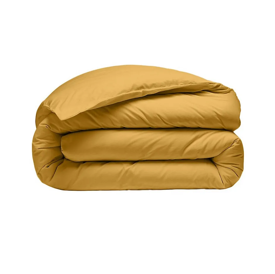 Eden Housse de couette 220 x 240 cm jaune moutarde