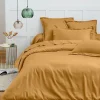 Coton Pur Housse de couette 260 x 240 cm "Prémium" pour lit 2 places King Size - Prémium Miel Clearance